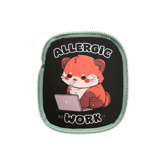 Allergic to Work- Red Panda Pocket