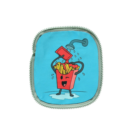 Funny Fries Ketchup Shower Pocket